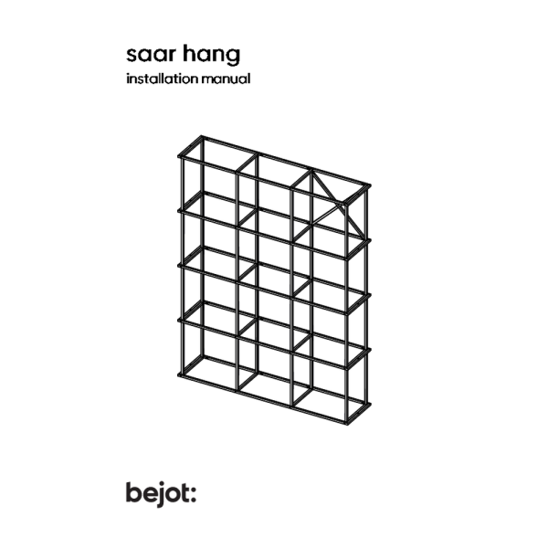 saar hang - installation manual